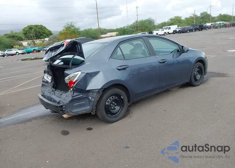 2016 Toyota Corolla Le z USA, uszkodzony, nr VIN 5YFBURHE9GP398570